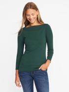 Old Navy Classic Semi Fitted Tee For Women - Fir Ever