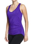 Old Navy Womens Active Ruched Tanks Size M Tall - Dive Bar Polyester