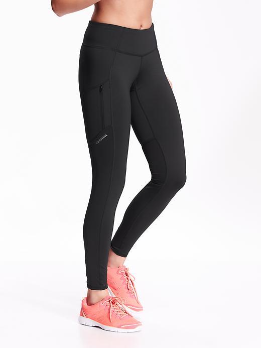Old Navy Womens Running Tights Size L Tall - Blackjack