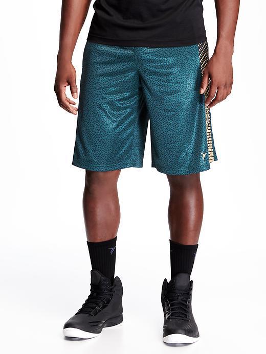 Old Navy Go Dry Basketball Shorts For Men 12 - Show And Teal