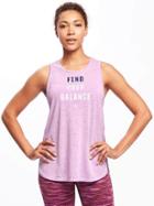 Old Navy Go Dry Performance Muscle Tank For Women - Find Your Balance