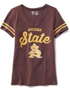 Old Navy College Team Graphic V Neck Tee For Women - Arizona State