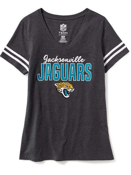 Old Navy Nfl Team V Neck Tee For Women - Jaguars