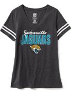 Old Navy Nfl Team V Neck Tee For Women - Jaguars
