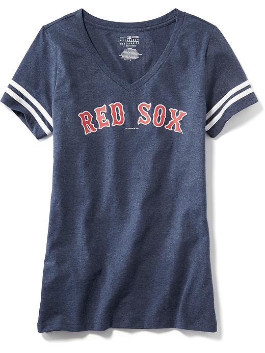 Old Navy Mlb V Neck Tee For Women - Boston Red Sox
