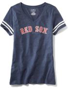 Old Navy Mlb V Neck Tee For Women - Boston Red Sox