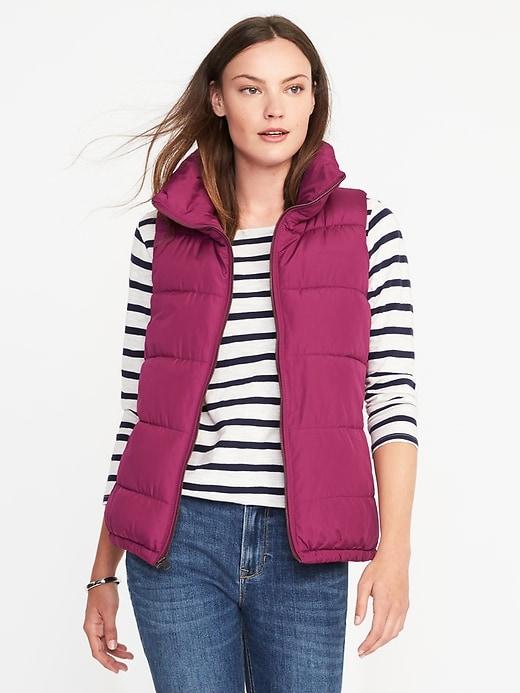 Old Navy Womens Frost-free Vest For Women Berries Galore Size L