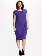 Old Navy Sleeveless Knit Plus Size Shift Dress Size 1x Plus - Purple Essence