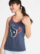 Old Navy Womens Nfl Retro-team Racerback Tank For Women Texans Size Xs