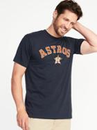 Old Navy Mens Mlb Team Graphic Tee For Men Houston Astros Size S