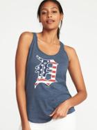 Old Navy Womens Mlb Americana Team Tank For Women Detroit Tigers Size S