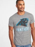 Old Navy Mens Nfl Team Crew-neck Tee For Men Panthers Size S