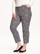 Old Navy Womens Plus The Pixie Mid Rise Pants Size 16 Long Plus - Woodland