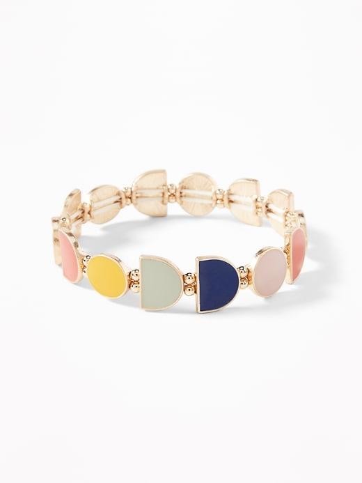 Multi-stone Stretch Bracelet For Women