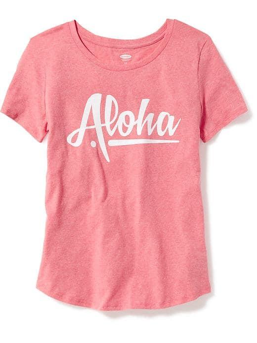 Old Navy Hawaii Graphic Tee For Women - Spice Girl