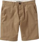 Old Navy Mens Slim Fit Twill Shorts 9 1/2&quot; - Toasty