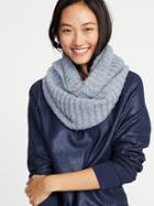 Old Navy Womens Rib-knit Infinity Scarf For Women Light Blue Size One Size