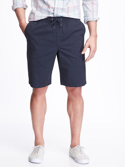 Old Navy Twill Jogger Shorts For Men - Classic Navy