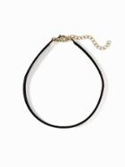 Old Navy Sueded Choker Necklace For Women - Black