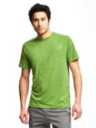 Old Navy Go Dry Regular Fit Training Tee For Men - Neon Spark