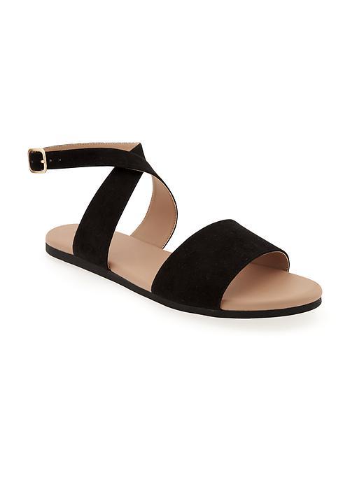 Old Navy Sueded Sandal For Women - Black