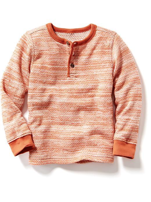 Old Navy Slub Knit Henley - Clay More