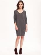 Old Navy Jersey Knit Shift Dress For Women - Heather Grey