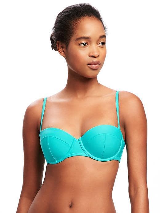 Old Navy Underwire Balconette Bikini Top For Women - Barrier Reef