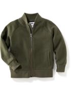Old Navy French Rib Knit Derby Jacket - Forest Floor