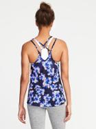 Go-dry Strappy Mesh Tank For Women