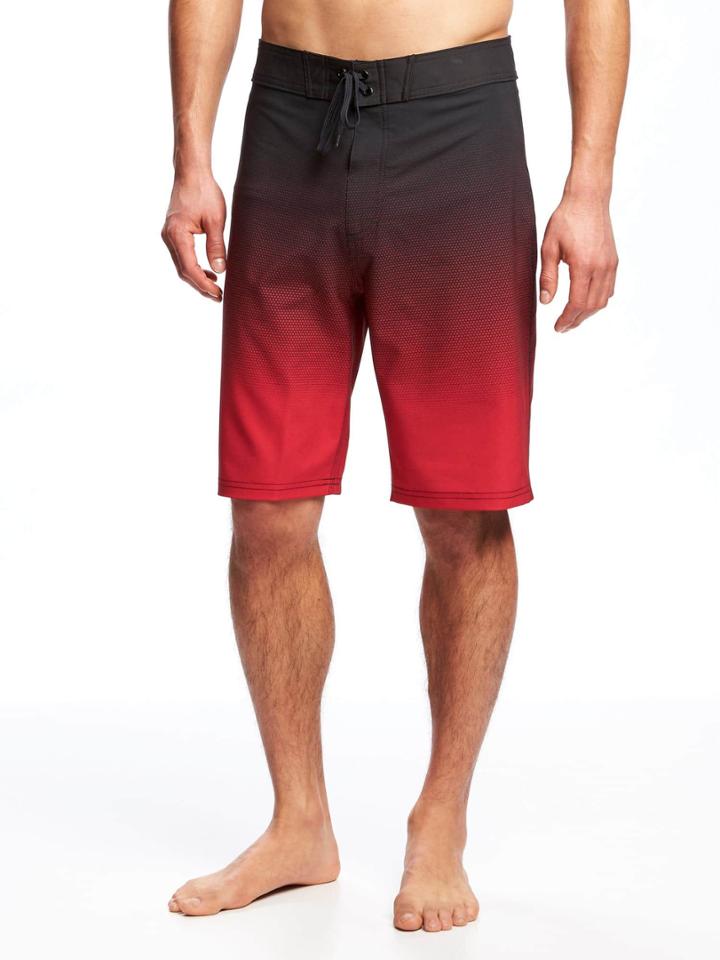 Old Navy Built In Flex Board Shorts For Men - Black