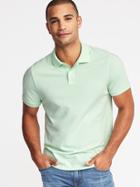 Old Navy Mens Built-in Flex Moisture-wicking Pro Polo For Men Minty Fresh Size S