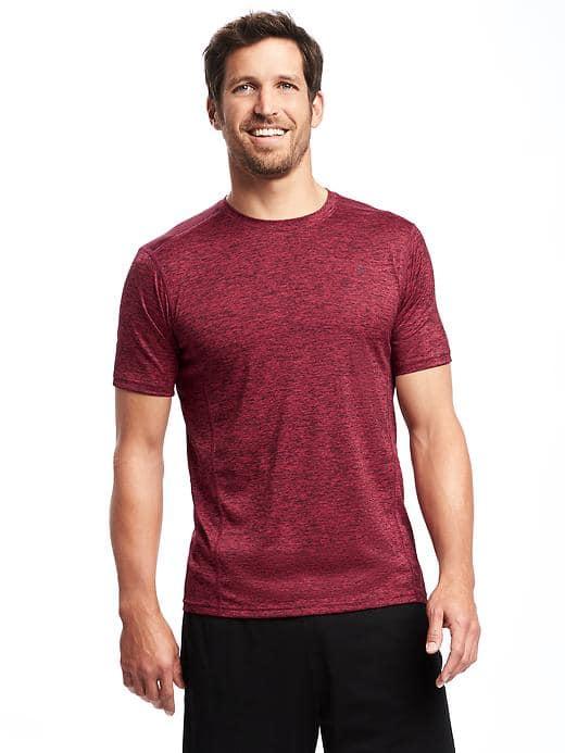 Old Navy Go Dry Cool Training Tee For Men - Red Apple