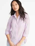 Relaxed Printed Classic Shirt For Women