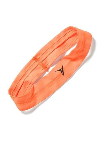 Old Navy Seamless Headband For Women - Orange Slush Neon Nylo