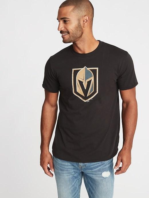 Old Navy Mens Nhl Team Graphic Tee For Men Golden Knights Size M
