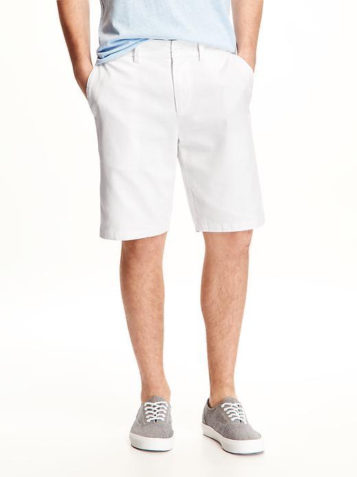 Old Navy Linen Blend Shorts For Men 10 - White
