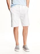Old Navy Linen Blend Shorts For Men 10 - White