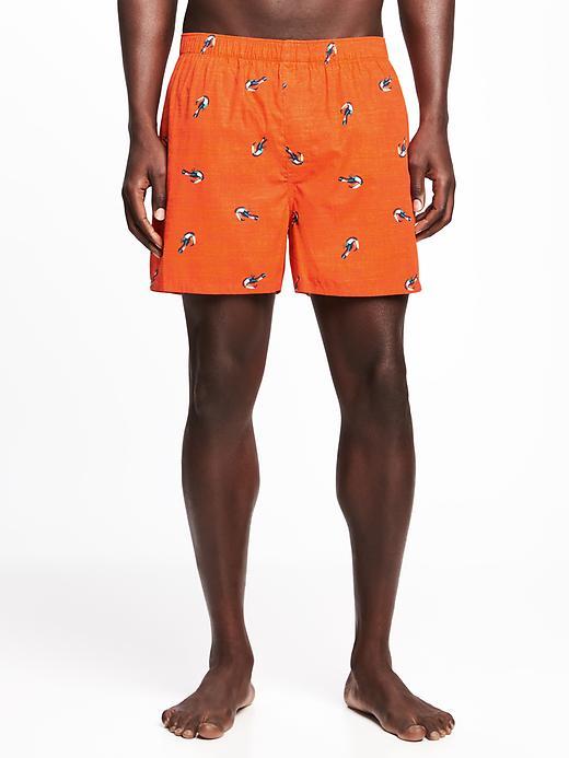 Old Navy Printed Boxer Shorts For Men - Toucans