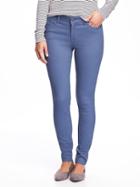 Old Navy Mid Rise Rockstar Skinny Jeans For Women - Cowboy Blue