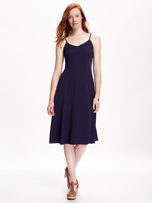 Old Navy Cami Midi Dress For Women - Lost At Sea Navy