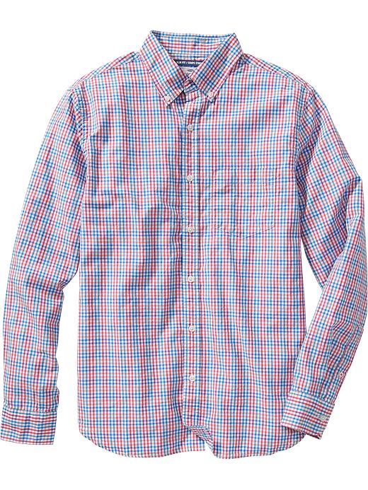 Old Navy Mens Slim Fit Classic Shirts Size Xxl Big - Fuchsia Reference