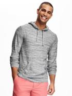Old Navy Heathered Pull Over Hoodie For Men - Heather Gray