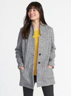 Old Navy Womens Everyday Coat For Women Heather Gray Size Xl