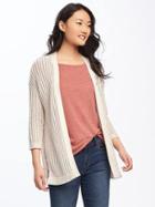 Old Navy Open Front Cocoon Cardi For Women - Palomino