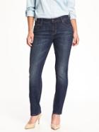 Old Navy Womens Mid-rise Curvy Straight Jeans For Women Richmond Size 8
