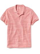 Old Navy Pique Polo For Men - Berry Sorbet