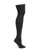 Old Navy Fleece Lined Footless Tights For Women - Black
