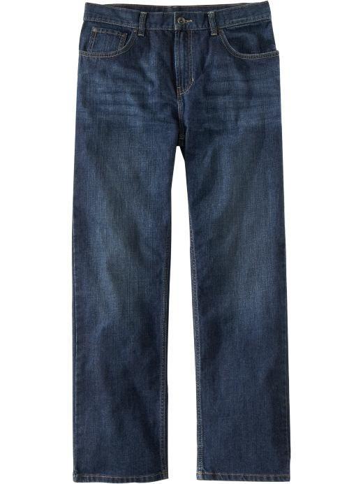 Old Navy Mens Straight Fit Jeans - Medium Authentic