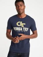 Old Navy Mens College Team Graphic Tee For Men Georgia Tech Size S